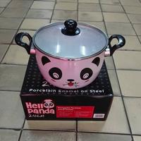Gambar Panci Hello Panda 24 Cm Tutup Kaca dari akinnd undefined 1 Tokopedia