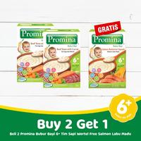 Gambar KidsWear- Buy 2 Promina Bubur Bayi 6+ Tim Sapi Wortel Free Salmon Labu Madu dari Esih Lipamisaz undefined 1 Tokopedia