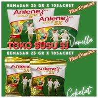 Gambar LengkapMurah- ANLENE GOLD 5X VANILA COKLAT 25GR X 10 SACHET/VANILLA/CHOCOLATE dari hdkfhdibh undefined 5 Tokopedia