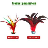 Gambar Shuttlecock Jianzi Sepak Kenchi  Kenchi Mainan China tradisional Bulu Ayam Warna Warni - 15cm dari IDT4 undefined 2 Tokopedia