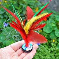 Gambar Shuttlecock Jianzi Sepak Kenchi  Kenchi Mainan China tradisional Bulu Ayam Warna Warni - 15cm dari IDT4 undefined 5 Tokopedia
