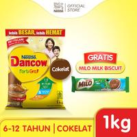 Gambar COD !!! DANCOW FORTIGRO SUSU BUBUK SUSU ANAK COKELAT POUCH 1KG FREE MILO ACTIV BISCUIT 104G PACKING AMAN dari warjoklegok undefined 4 Tokopedia