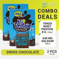 Gambar Twin Pack - HiLo Platinum Swiss Chocolate (12 Sch) - Susu Tinggi Kalsium dengan Glukosamin & Omega 3 dari Djual Store undefined 4 Tokopedia