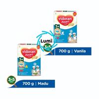 Gambar SALE TERLARIS !!! VIDORAN XMART 3+ IMUNUP VANILA MADU 700GR KEMASAN BARU PACKING AMAN dari warjoklegok undefined 1 Tokopedia