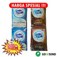 Gambar CR4Z1.  Susu Kental Manis Bendera sachet (6sachet) dari bawah kunah undefined 2 Tokopedia