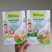 Gambar JAMINAN ASLI!!! MILNA WEIGHT GAIN WGAIN BUBUR BAYI 6-12 BULAN / 8-12 BULAN 120GR KODE 545 - AYAM BAYAM dari Lastri Ana undefined 2 Tokopedia