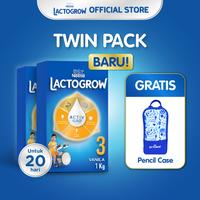 Gambar SALE TERBARU!!! NESTLÉ LACTOGROW 3 VANILLA SUSU BOX 1KG X 2PCS + PENCIL CASE PACKING AMAN dari warjoklegok undefined 2 Tokopedia