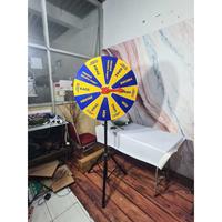 Gambar Roda Keberuntungan Lucky Spin Wheel 80cm Stand Pameran Permainan - POLOSAN dari BEROX.ID_NEW undefined 5 Tokopedia