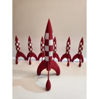 Gambar Mainan Action Figure Roket Tintin - Explorers on the moon rocket figurine dari CV THOR 21 undefined 4 Tokopedia