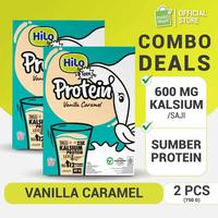 Gambar Twin Pack - HiLo Teen Vanilla Caramel 750 gram - Susu Tinggi Kalsium Lebih Rendah Lemak dari Utama Shopes undefined 2 Tokopedia