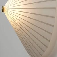 Gambar Lampu Hias Dinding Bentuk Payung Pola Garis Diameter 35cm_Putih/Kaca dari FURNITURE INTERNATIONAL SWEDIA undefined 5 Tokopedia