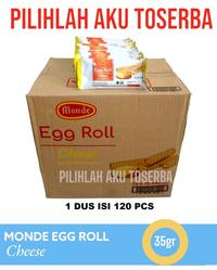 Gambar Biskuit Monde Egg Roll Cheese 35 Gr - ( Harga 1 Dus Isi 120 ) Diskon dari Riska offecial undefined 1 Tokopedia