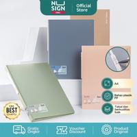 Gambar "Deli Nusign Display Book / File Map Clear Holder / Document Keeper A4 30 40 60 Slot NS16X" dari bellacelll9 undefined 1 Tokopedia