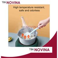 Gambar SPATULA SENDOK SILIKON TAHAN PANAS SIZE S / SPATULA SEKOP /  PENGADUK ADONAN - PENGOLES SELAI - FOOD GRADE - KECIL (21cm), SENDOK MERAH dari NOVINA TBK undefined 5 Tokopedia