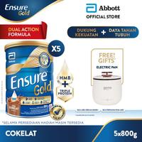 Gambar BerkahMart- Ensure Gold HMB Cokelat 800 g - 5 pcs - FREE GIFT dari hdksgdjb undefined 1 Tokopedia