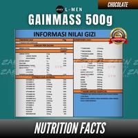 Gambar Ready L-Men Gainmass 500Gr Weight Gainer - CHOCOLATE 225GR dari Sakay Mart undefined 1 Tokopedia