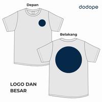 Gambar [GROSIR] Kaos T-shirt Oblong Custom Design Katun Cotton Combed 30s Sablon DTF - LOGO DAN BESAR, 6-12 dari Dodope undefined 5 Tokopedia