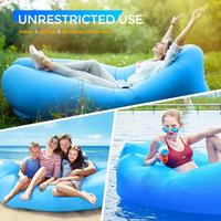 Gambar 1Pcs Portable Inflatable Recliner Air Sofa Hammock - Waterproof and leak-proof, perfect for outdoor adventure and relaxation! dari tokokubahron undefined 2 Tokopedia