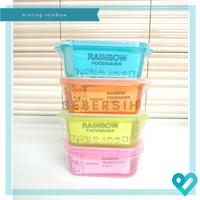 Gambar 4WET Tempat Bekal Transparan 700ml / Misting Makan Rainbow Foodsaver Takuma dari lelasaritea undefined 1 Tokopedia