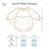 Gambar Tencel Baby Sweater Premium Nice Kids Bodysuit Jumper Bayi Unisex (0-12 Bulan) Terlaris dari Tokokecantikan-4 undefined 4 Tokopedia