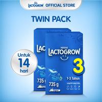 Gambar Baby&Me- Nestlé LACTOGROW 3 Plain Susu Anak 1-3 Tahun Box 735g x 2pcs dari gsjdbfjkg undefined 2 Tokopedia
