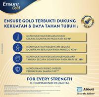 Gambar Ensure Gold Hmb Vanila Coklat 850Gr | Susu Nutrisi Rendah Laktosa Ready - GOLD VANILA dari RAIM OUTLETS undefined 5 Tokopedia