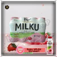 Gambar Susu MILKU Rasa Stroberi UHT Botol Plastik Pet - 200 ml dari KEDAI DIGITAL.ID undefined 3 Tokopedia
