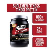 Gambar New L-Men Platinum 800 Gr Whey Protein With Isolate Lmen Choco Latte dari baiyukuro undefined 1 Tokopedia