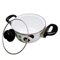 Gambar Lengkap Kitchen - Maspion Panci Enamel Hello Panda 18 Cm + Tutup Kaca dari LENGKAP KITCHEN undefined 3 Tokopedia