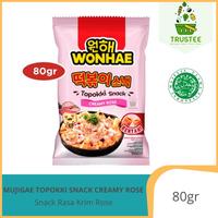 Gambar UM(1) Mujigae Wonhae Topokki Snack Creamy Rose / Snack Kue Beras Halal 80gr dari eviknapot undefined 1 Tokopedia