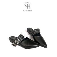 Gambar Chéries Label - Valeria Sandal Wanita Heels Hak 3 cm dari Azalia store. undefined 3 Tokopedia