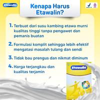 Gambar Kemasan 2 Box Susu Kambing Etawalin Membantu Atasi Permasalahan Tulang Dan Sendi - Isi 200 Gram dari JOKOWI OFFICIAL undefined 5 Tokopedia