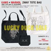 Gambar Kaws Warhol UT 2Way Tote Bag UNIQLO Kaws + Andy Warhol Tas Selempang Katun dari FANDA PEDIA undefined 2 Tokopedia