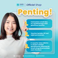 Gambar Behel Bening Estetik Sapphire (Rahang Atas Dan Bawah) + Basic Scaling + Cetak Gigi + Konsultasi Dokter Gigi + Pemeriksaan Dengan Kamera Intraoral (Harga Khusus Pasien Baru) Original 100% dari HAZEL SHOP18 undefined 3 Tokopedia