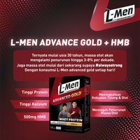 Gambar TahesJaya- Twin Pack - L-Men Advanced Gold Vanilla 500 g dengan 500mg HMB dari SUKITY ADERSA998 undefined 3 Tokopedia
