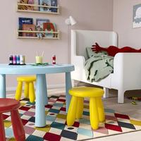 Gambar Bangku Plastik Anak Bermain Children's Bench Tinggi 30cm - Kuning | ORI dari SWEDIA HOME FURNITURE undefined 3 Tokopedia