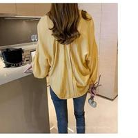 Gambar Blouse Atasan Wanita DENISSE Hem Vneck Top Bahan Cotton Tencel Import dari marineKEY undefined 1 Tokopedia