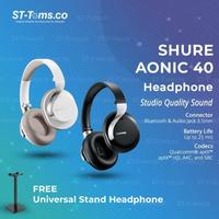 Gambar SHURE AONIC 40 OVER EAR WIRELESS BLUETOOTH NOISE CANCELLING HEADPHONES 0002 dari elena58 undefined 1 Tokopedia