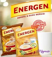 Gambar R1CH.  ENERGEN COKLAT / ENERGEN VANILA / ENERGEN KACANG HIJAU 29gr dari tokodedenn5666 undefined 1 Tokopedia
