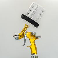 Gambar High Quality Spray Gun For Cars GTI Pro 1.3/1.8mm Nozzle Gold Painting Gun With Mixing Cup Water Based Air Spray Gun Airbrush dari Rage Effect undefined 5 Tokopedia