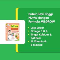 Gambar WEGO!! Milna Bubur Instant Bayi 8+ Bulan Reguler 120 Gr | 120gr MPASI Baby dari fikaarjun98 undefined 2 Tokopedia