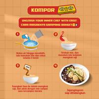 Gambar R1CH.  Mujigae by Wonhae Jajangmyeon Mie Saus Kedelai Hitam Mini 265gr dari tokosukesih566 undefined 5 Tokopedia