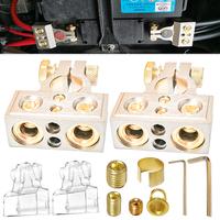 Gambar 2Pcs Car Battery Terminal Connectors 0/2/4/8/10 Gauge Positive Negative Auto Car Marine Battery Terminal Connectors Shims Cover dari Shanza Olshop undefined 2 Tokopedia