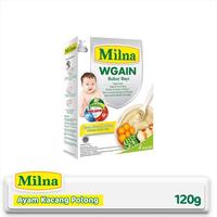 Gambar WEGO!! Milna WGain Bubur Ayam Kacang Polong 120 gram dari fikaarjun98 undefined 5 Tokopedia
