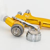 Gambar High Quality Spray Gun For Cars GTI Pro 1.3/1.8mm Nozzle Gold Painting Gun With Mixing Cup Water Based Air Spray Gun Airbrush dari Rage Effect undefined 4 Tokopedia