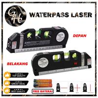 Gambar Waterpass Laser Level Pro 3 Penggaris Laser Waterpass Meteran Laser 250 Cm Laser Level pro 3 dari Goldie Handle undefined 1 Tokopedia
