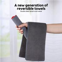 Gambar Lap Kain 2 Sisi Chamois Kanebo + Dan Microfiber Fiber Coral Wool Suede 2 Sisi Premium Merah Abu 2in1 2 in 1 500gsm Lembut Lap Cuci Mobil Motor Dapur Perlengkapan Detailing Kanebo Fiber Daya Serap Air Tinggi Serap Ganda Besar Jumbo 30x60 30X20 30X30 30X40 - 30x60 Merah dari Autoku undefined 3 Tokopedia