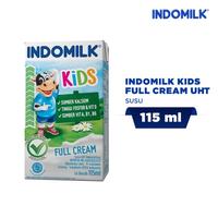 Gambar 1 ctn - Indomilk Kids Full Cream UHT 115mL dari LAGEMART undefined 3 Tokopedia