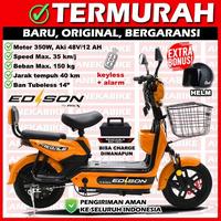 Gambar Sepeda Motor Listrik New Edison Regale Murah + Bonus Helm dari KEIZEN STORE undefined 5 Tokopedia