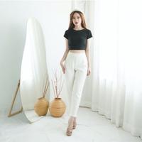 Gambar BASIC CROP TOP | CROP TOP SLIM WANITA | KAOS CROP POLOS WANITA QGB Queen Grosir Baju - PUTIH PE RAYON40CM dari Queen Grosir Baju undefined 5 Tokopedia